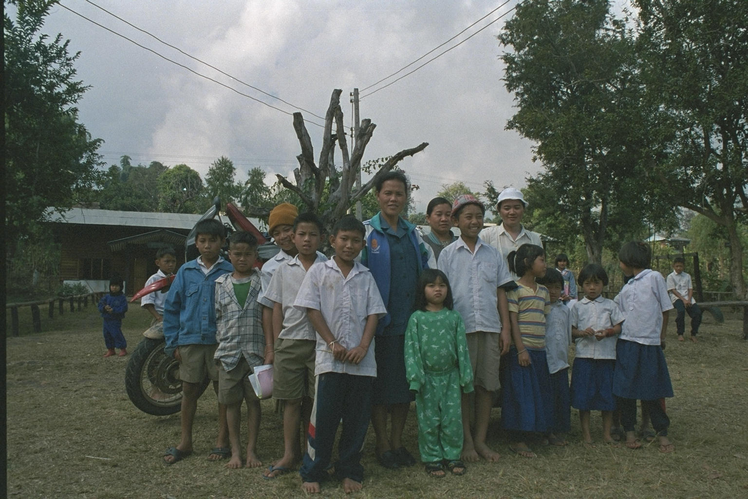 Karen kids with teacher