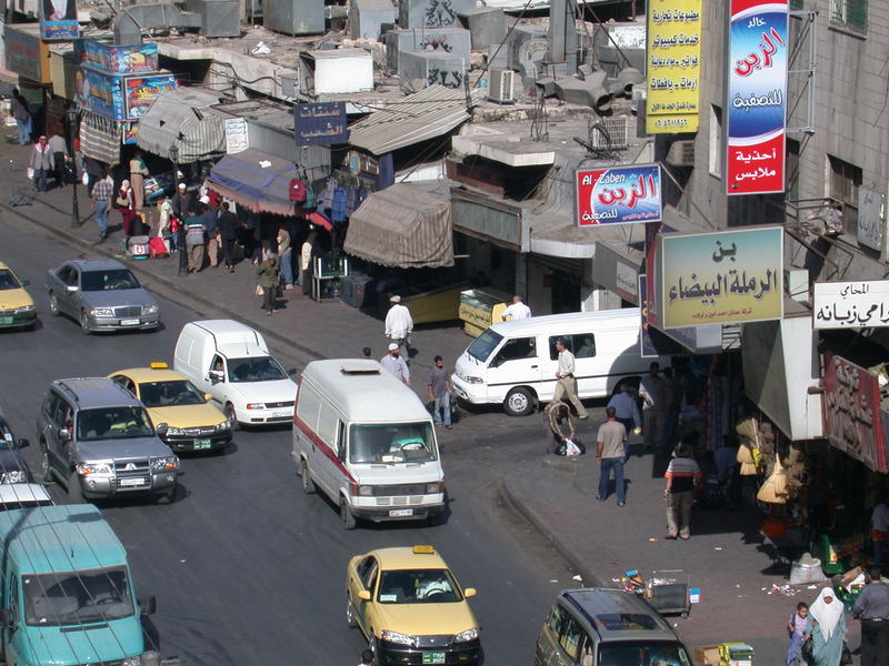 Straatbeeld Amman