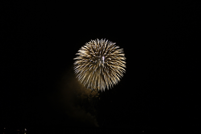 Fireworks on Independence Day