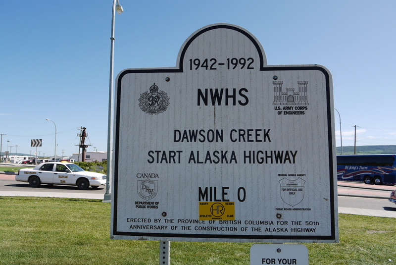 Start of Alaska Highway