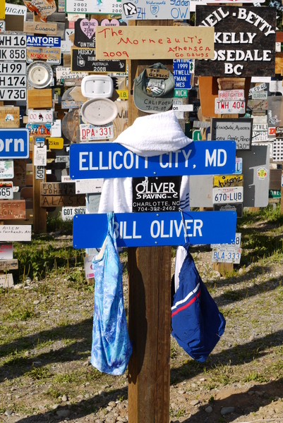 Mijn bijdrage aan het signpost forest