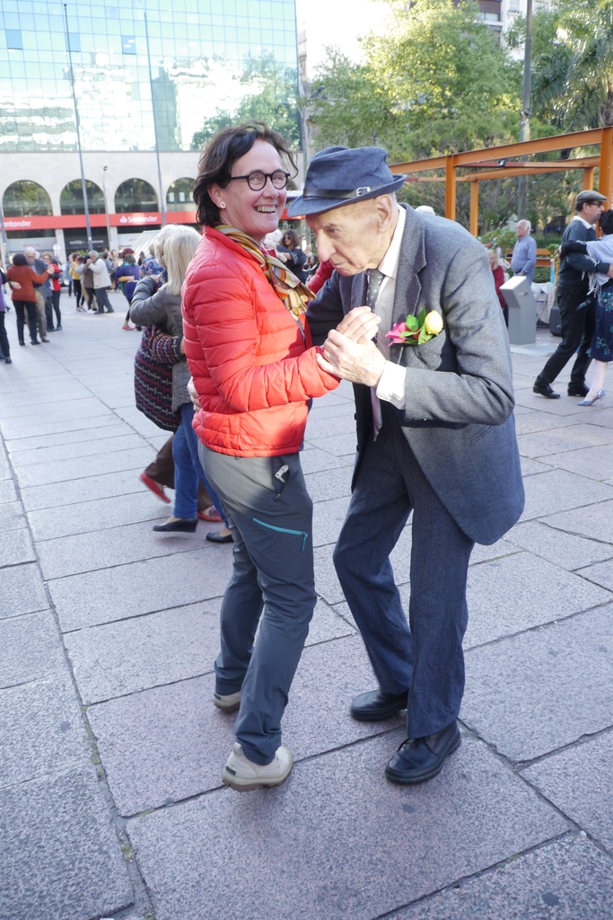 Tango dansen in Montevideo