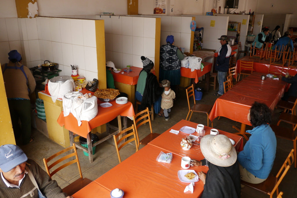 Breakfast at the market.