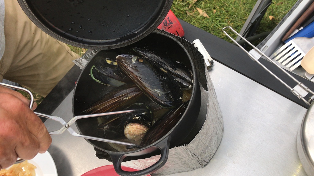 Huge mussels