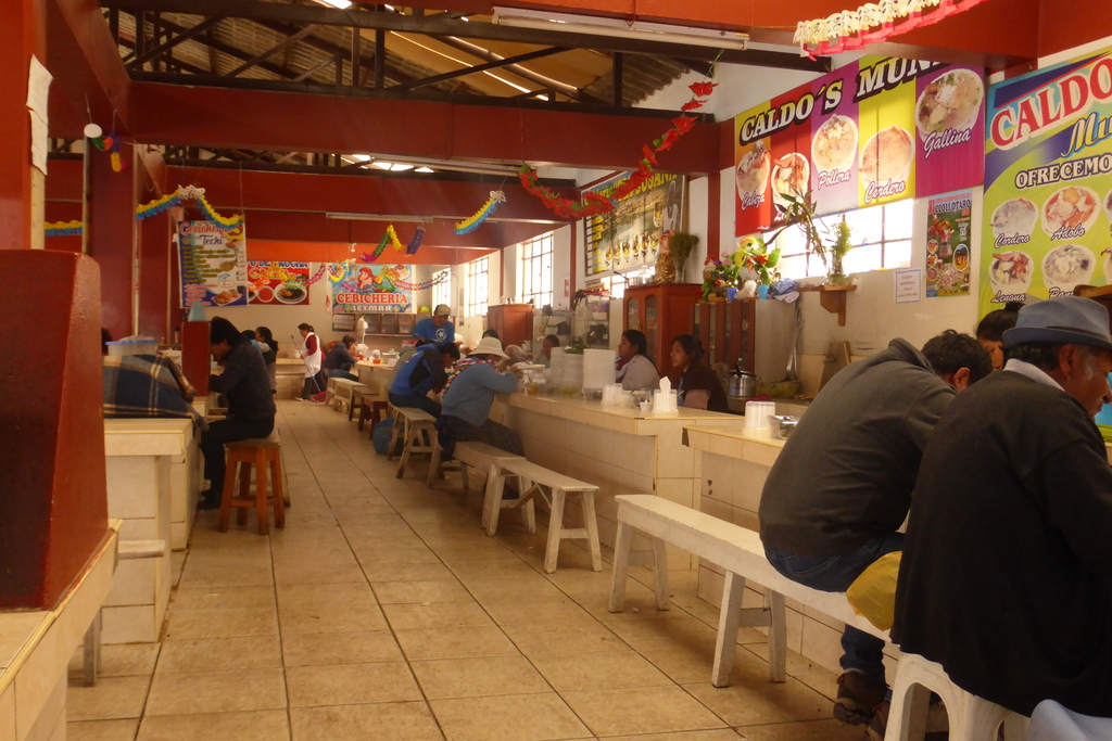 Eating at the market