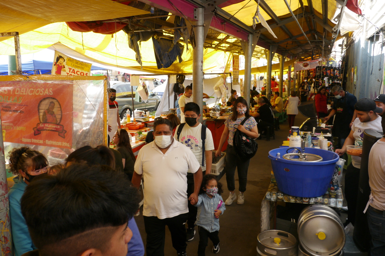 De markt in Teotihuacán