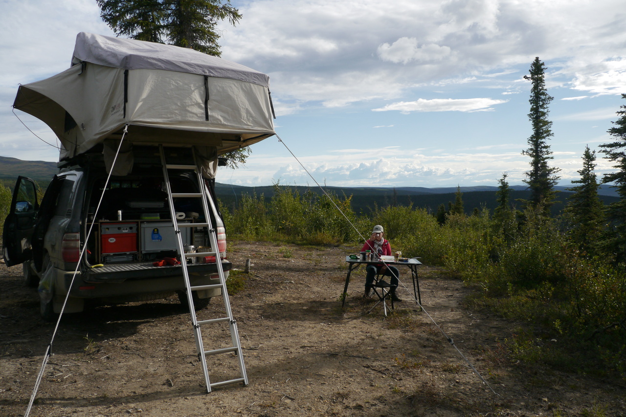 Wild camping in Alaska