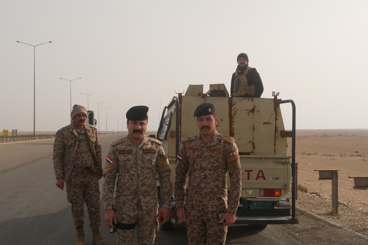 One of the relay teams