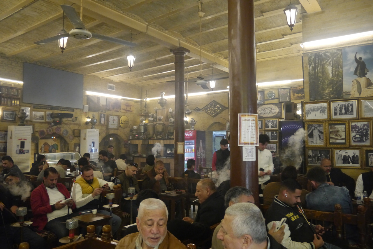 Famous tea house in Baghdad