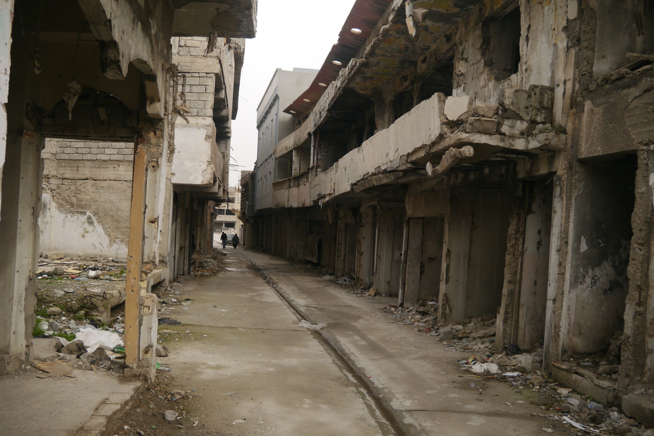 War damage in Mosul